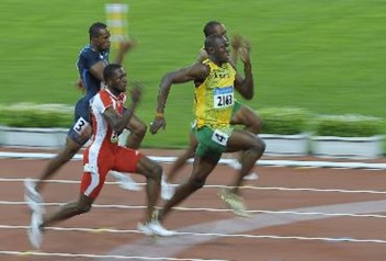 男子100米世界纪录保持者-尤塞恩-博尔特
