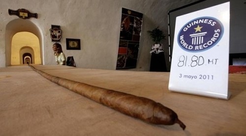 世界最长的烟 古巴雪茄