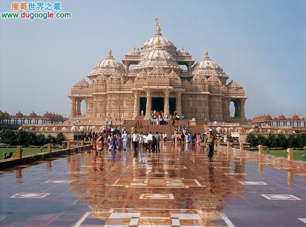 世界上最大的印度教寺庙 阿克萨达姆神庙