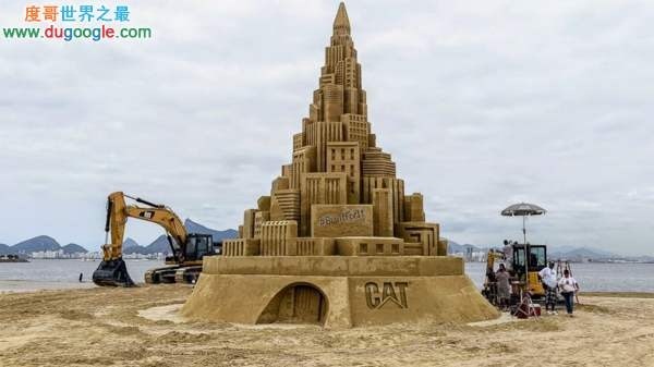 世界上最高的沙雕堡垒