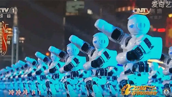春晚540个舞蹈机器人创新纪录