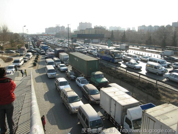 中国堵车最严重的5个城市