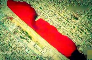 骇人听闻的伊拉克血湖，真正被鲜血染成的红色湖