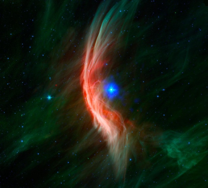 超新星爆炸使Zeta Ophiuchi以10万英里 小时的速度在太空中急速飞行