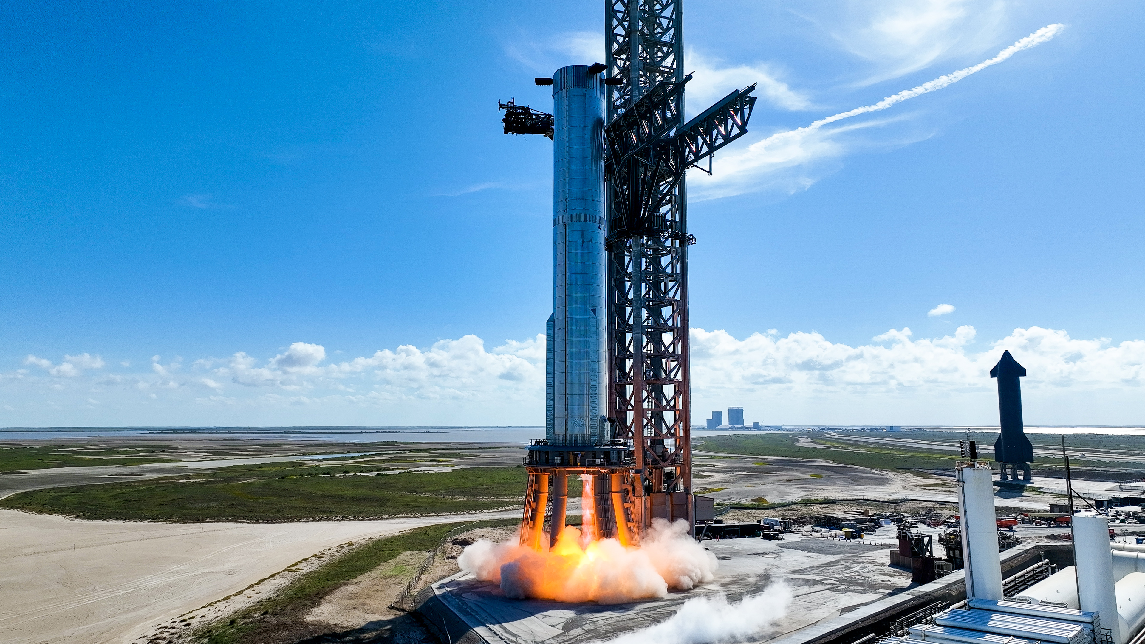 关键测试发射在即，看SpaceX如何用手引导Starship助推器就位
