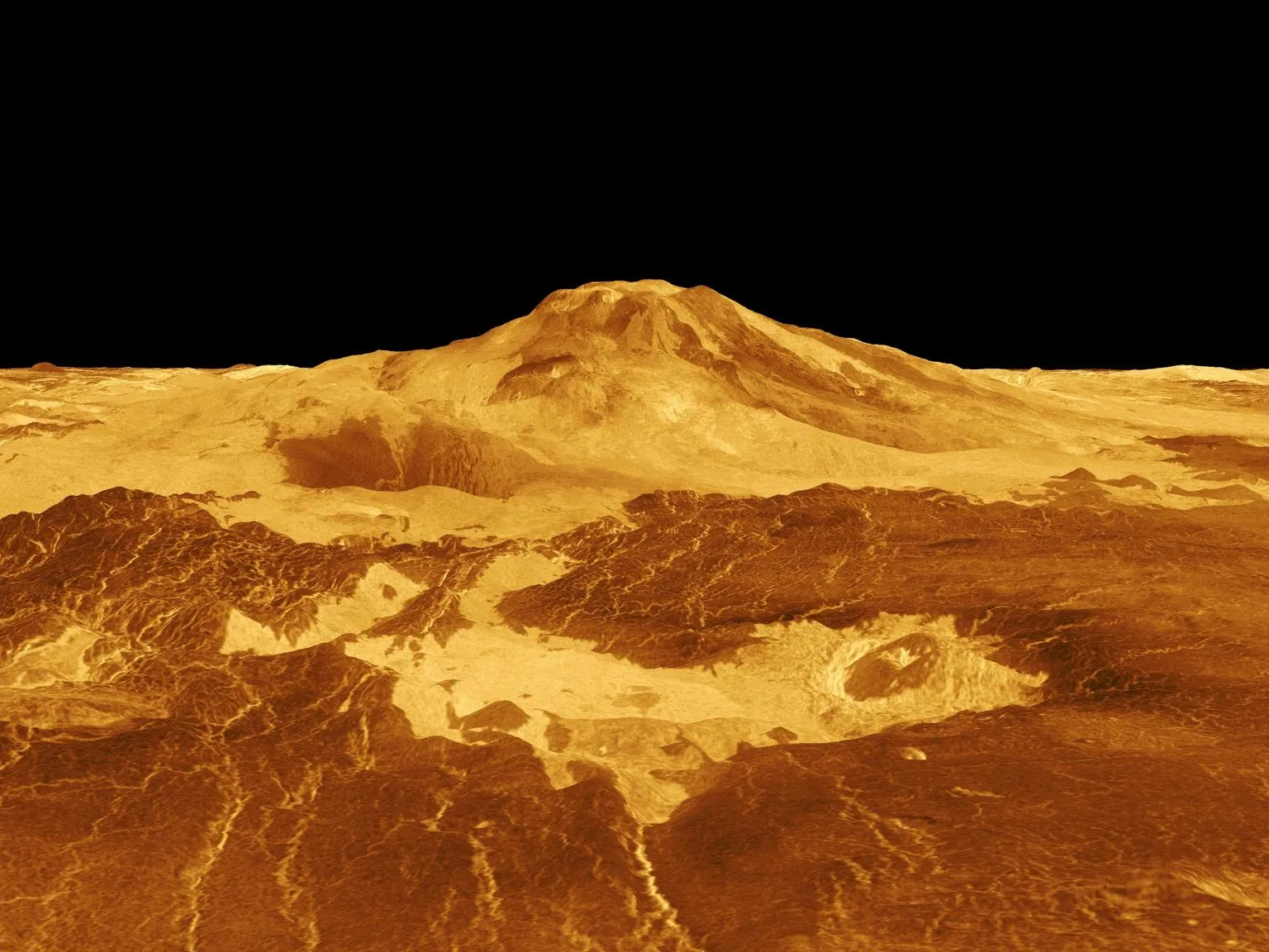 大规模的火山活动可能改变了金星的气候