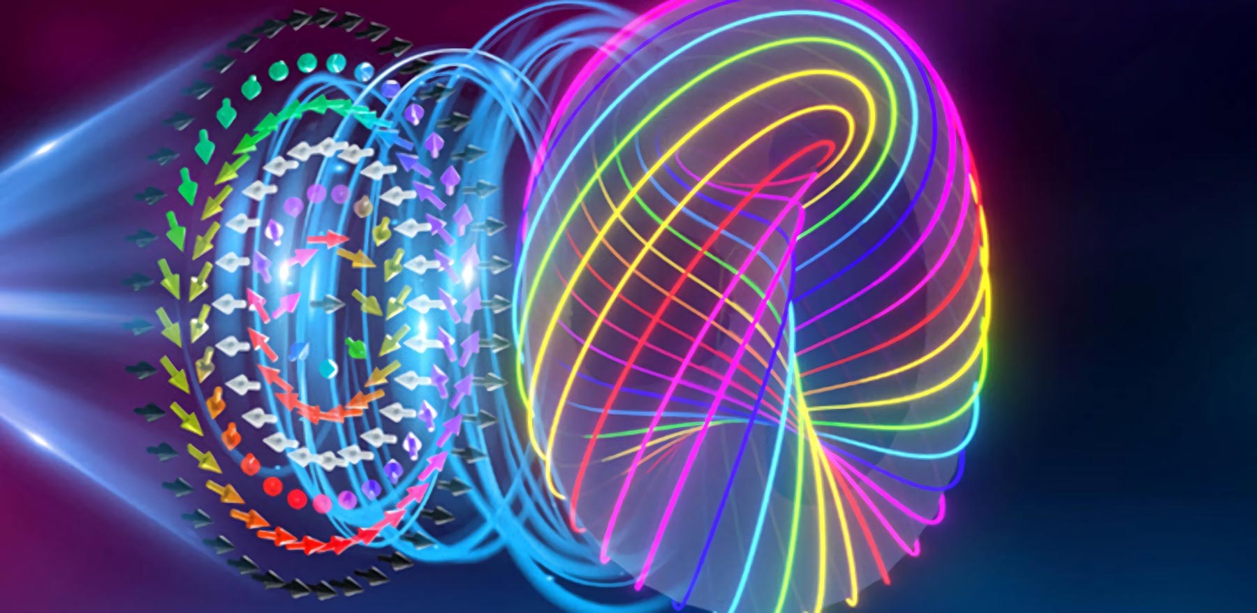 光子拓扑孤子：形状像烟圈的光表现得像粒子