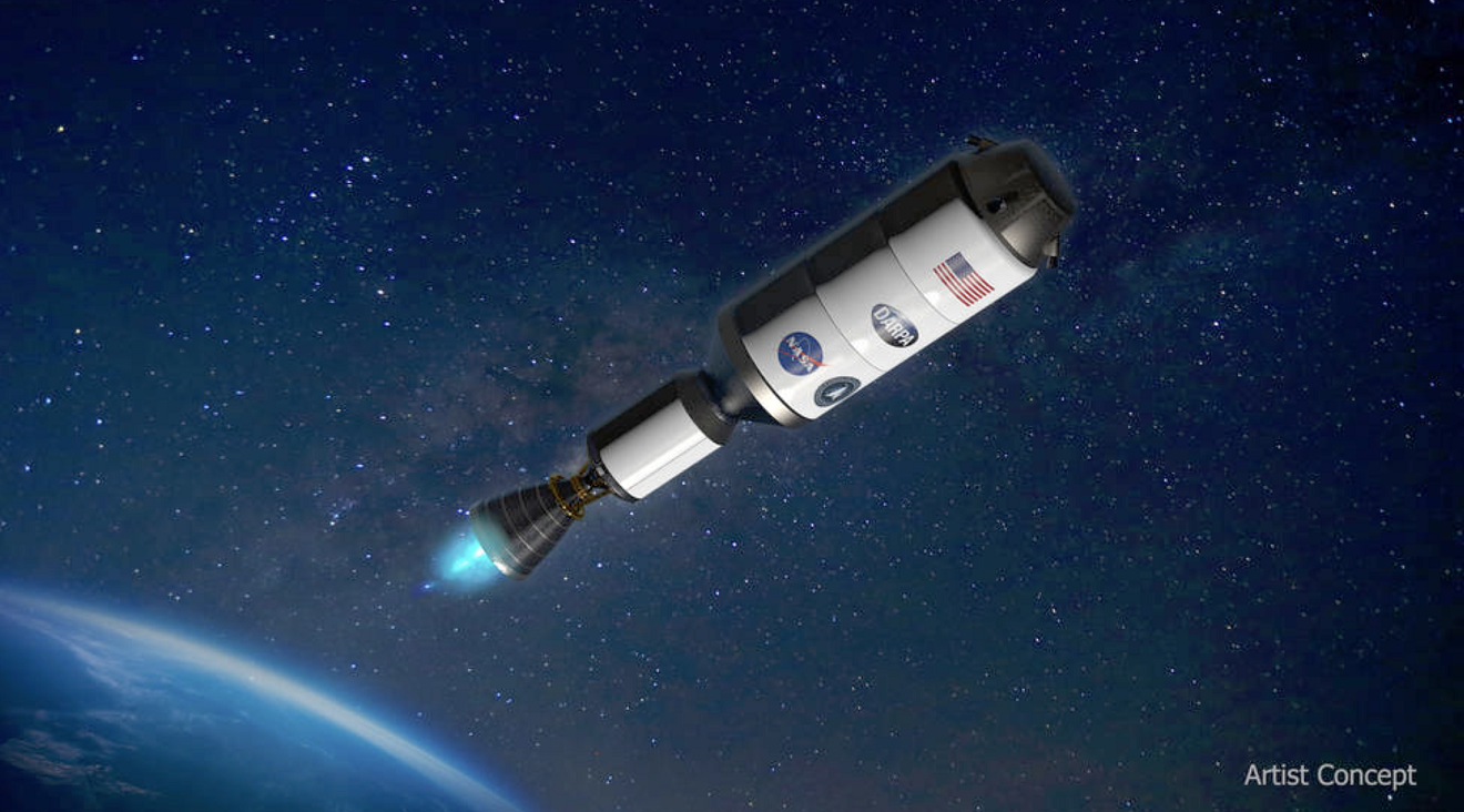 NASA计划与DARPA合作在2027年发射核火箭 可在轨道上运行300年